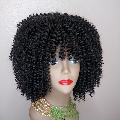 Bohemian Curly Pop Crochet Wig