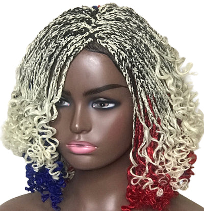 Liberty - Lace Frontal Micro Braided Wig