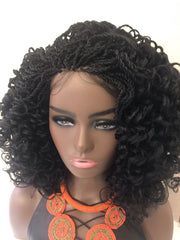 Micro Senegalese Twists Wig with Curled Ends